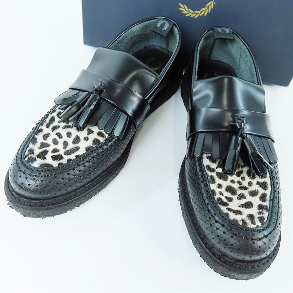 実際に弊社で買取させて頂いたFRED PERRY×GEORGE COX/フレッドペリー×ジョージコックス タッセル ローファー B9272/102/UK5