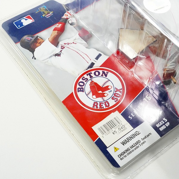 実際に弊社で買取させて頂いた【未開封】McFARLANE TOYS/マクファーレントイズ ボストン・レッドソックス #24 MANNY RAMIREZ マニー・ラミレス フィギュアの画像 6枚目