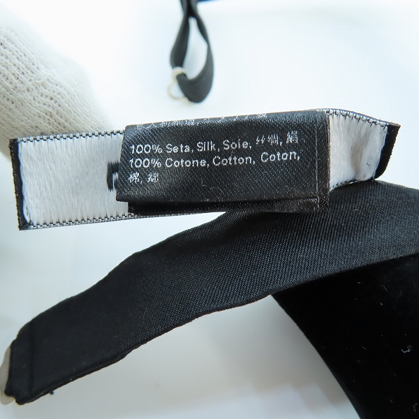 実際に弊社で買取させて頂いたDSQUARED2/ディースクエアード 蝶ネクタイ ブラックの画像 5枚目
