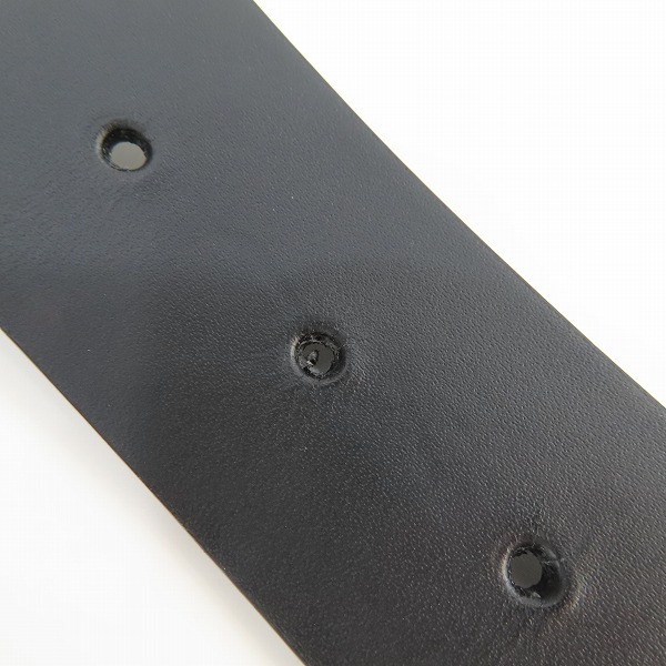 実際に弊社で買取させて頂いたGUCCI/グッチ インターロッキングGバックル レザーベルト 368186 BGH0V 105・42の画像 6枚目