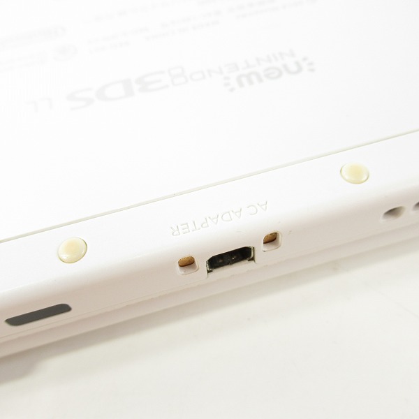 実際に弊社で買取させて頂いた任天堂/Nintendo Newニンテンドー3DS LL パールホワイト RED-001 本体【簡易動作確認済】の画像 8枚目