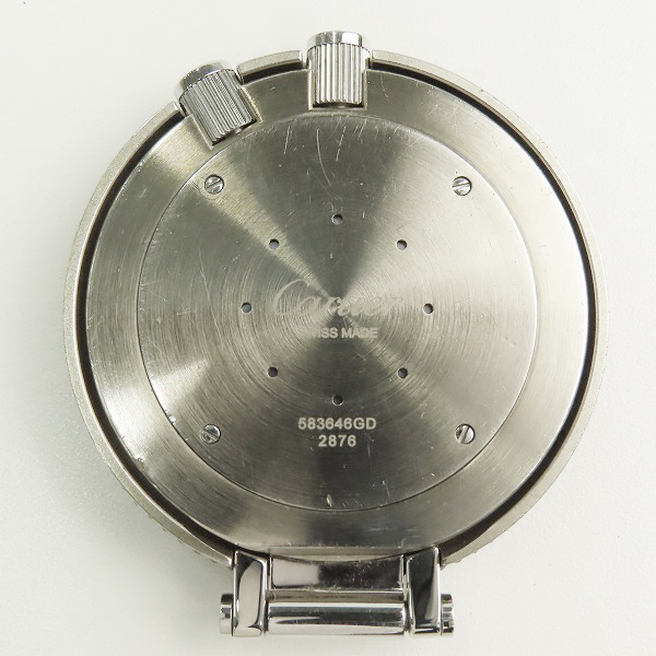 実際に弊社で買取させて頂いたCartier/カルティエ パシャ シータイマー トラベルクロック クオーツ 時計【動作未確認】の画像 3枚目