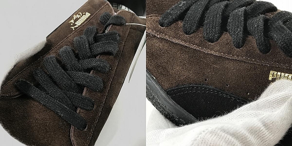 実際に弊社で買取させて頂いた【未使用】PUMA × KICKS LAB. JAPAN CLYDE/プーマ×キックスラボ スエード スニーカー/シューズ 367716-01/28の画像 9枚目