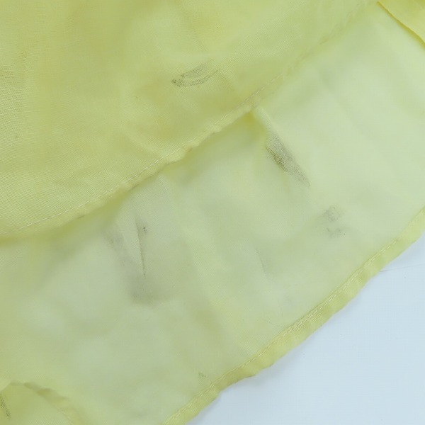 実際に弊社で買取させて頂いたGUNNE SAX/ガニーサックス ヴィンテージ レース ワンピースドレス イエロー/11の画像 7枚目