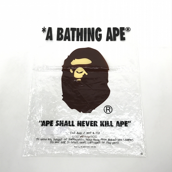 実際に弊社で買取させて頂いた【未使用】A BATHING APE/アベイシングエイプ LINE CAMO JACQUARD BATHING APE LOGO ジャガード トラックジャケット/Sの画像 7枚目
