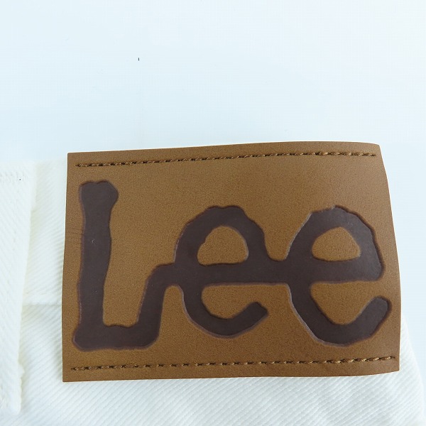 実際に弊社で買取させて頂いた【未使用】Lee/リー 201 レギュラーストレート ツイルTWILL ホワイトジーンズ LM2210-518/32の画像 2枚目