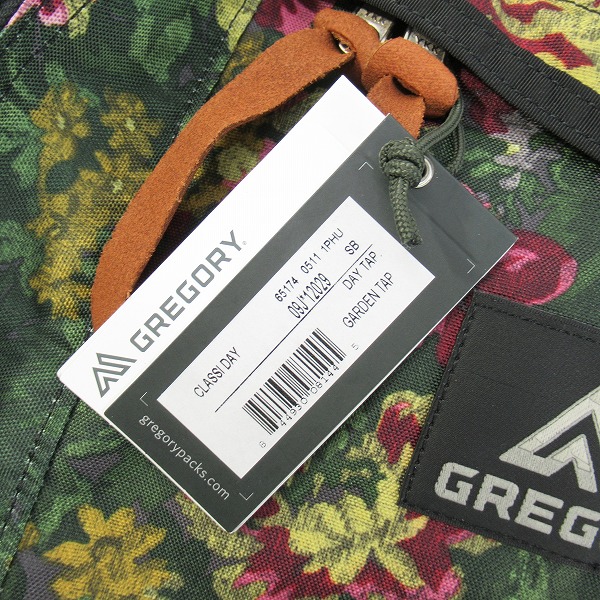 実際に弊社で買取させて頂いた【未使用】GREGORY/グレゴリー CLASSI DAY フラワー 総柄 リュックサック/デイバッグ 65174の画像 7枚目