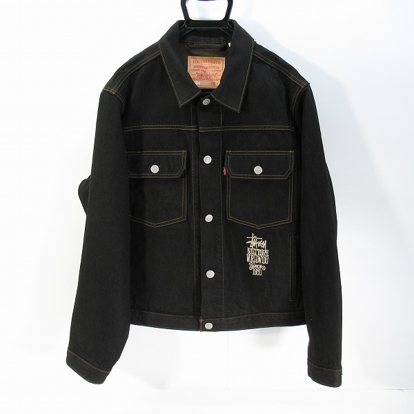 実際に弊社で買取させて頂いたLevi’s × STUSSY/リーバイス ×ステューシー Crispy Rinse Trucker Jacket PC9-A8326-0001/L