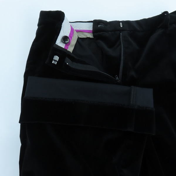 実際に弊社で買取させて頂いたETRO/エトロ ベルベット フレアパンツ D23-11560-0551/38の画像 2枚目