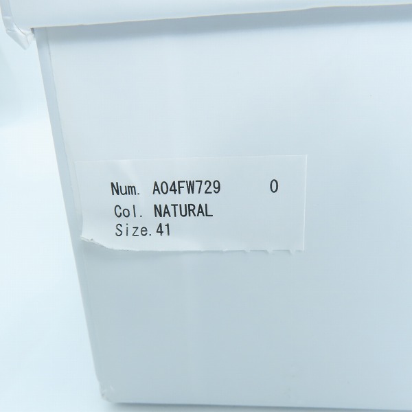 実際に弊社で買取させて頂いたMaison MIHARA YASUHIRO/メゾン ミハラヤスヒロ オリジナル ソール キャンバス ロートップ/ローカット スニーカー A04FW729/41の画像 9枚目