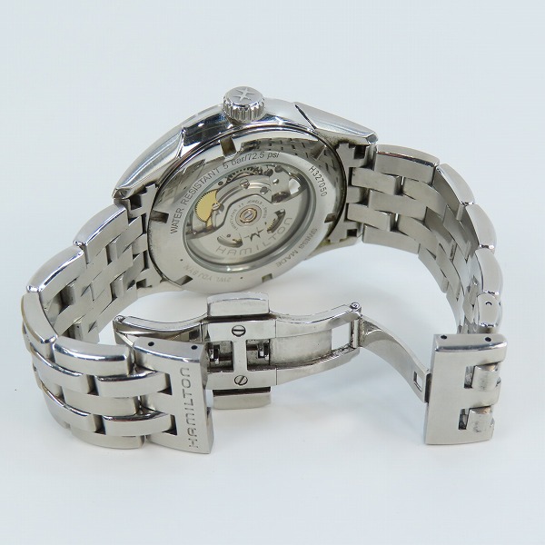 実際に弊社で買取させて頂いたHAMILTON/ハミルトン ジャズマスター ビューマチック オープンハート 自動巻き/裏スケ H327050の画像 3枚目