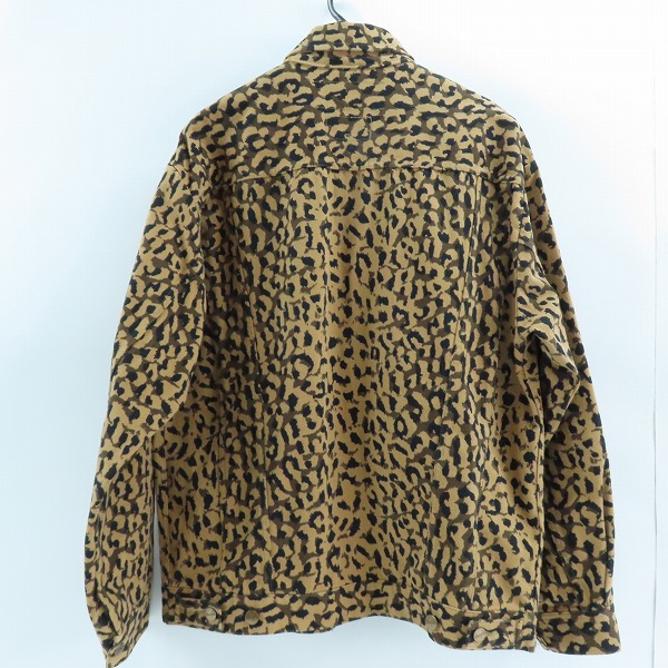 実際に弊社で買取させて頂いたWrangler × WACKO MARIA/ラングラー ×ワコマリア  デニムジャケット レオパード /WS9260/XLの画像 1枚目