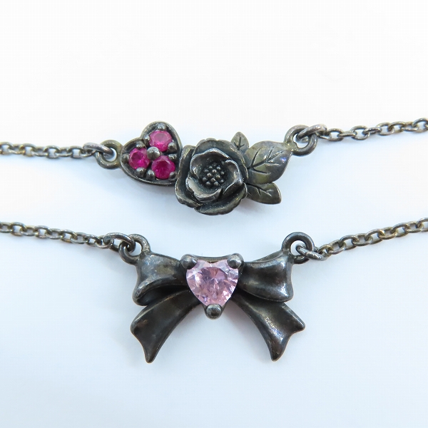 実際に弊社で買取させて頂いた【ギャラ付き】KONRON/コンロン MELANIE/メラニー 2連ネックレスの画像 1枚目