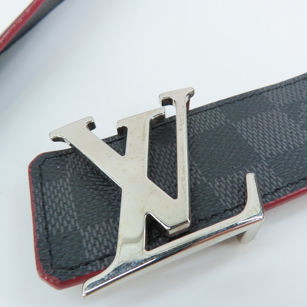 実際に弊社で買取させて頂いたLOUIS VUITTON/ルイ・ヴィトン ダミエ グラフィット サンチュール ベルト M9426 100/40の画像 5枚目