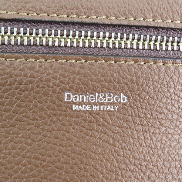 実際に弊社で買取させて頂いたDaniel&Bob/ダニエル＆ボブ レザー ショルダーバッグ/ボディバッグ ブラウンの画像 5枚目