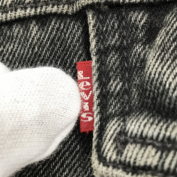 実際に弊社で買取させて頂いたLevi's/リーバイス ユーロリーバイス/チュニジア製/ブラックデニムジャケット/Gジャン 70503-02/XXLの画像 3枚目