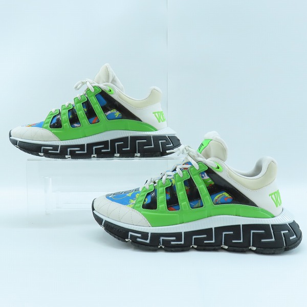 実際に弊社で買取させて頂いたversace/ヴェルサーチ sky+multiCOLOR スニーカー/43の画像 3枚目