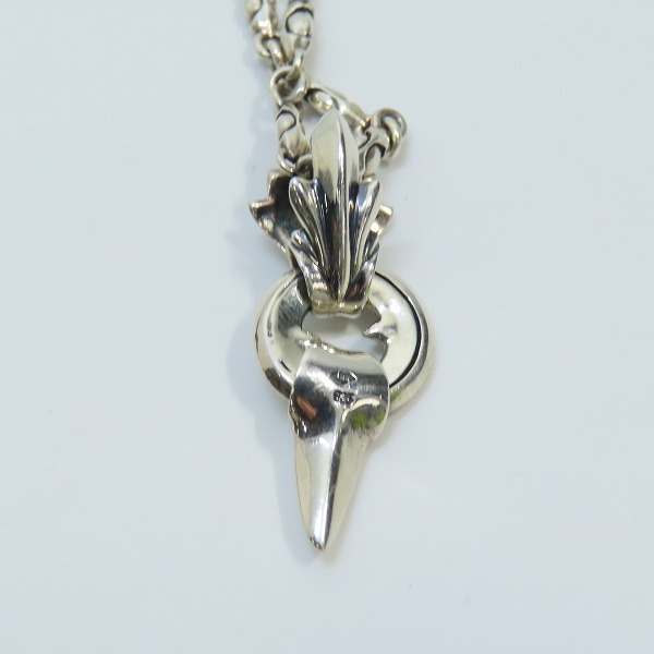 実際に弊社で買取させて頂いたLION HEART/ライオンハート HOWL/ハウル ファングド ネックレス 01NE0061SVの画像 2枚目