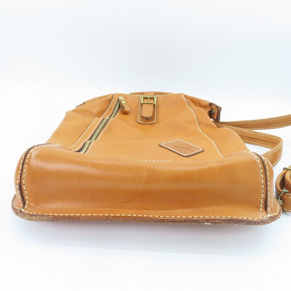 実際に弊社で買取させて頂いたHERZ/ヘルツ レザー口枠リュック/バックパックの画像 2枚目