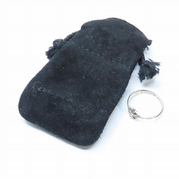 実際に弊社で買取させて頂いたCHROME HEARTS/クロムハーツ バブルガムリング ｗ/CHプラス 12号の画像 9枚目