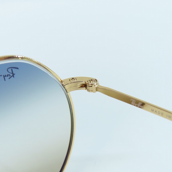 実際に弊社で買取させて頂いたRay-Ban/レイバン サングラス/アイウェア JACK RB3565 001/GDの画像 4枚目
