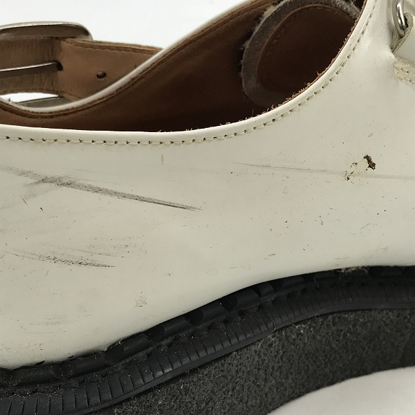 実際に弊社で買取させて頂いたGEORGE COX×COMME des GARCONS HOMME PLUS/ジョージコックス×コムデギャルソンオムプリュス レザーシューズ 15344V/7の画像 7枚目