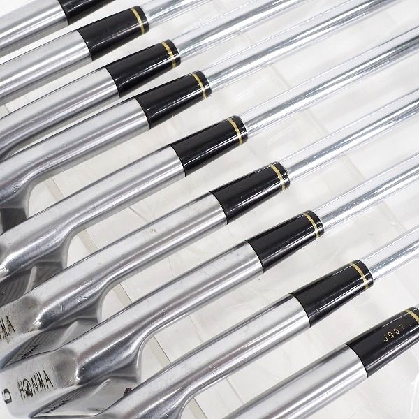 実際に弊社で買取させて頂いたHiro Honma/ヒロ ホンマ PP-737 TOUR MODEL/ツアーモデル アイアン #3～10,Sw 9本セット HAGANE STEEL FLEX:R-1の画像 2枚目