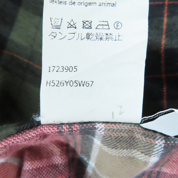 実際に弊社で買取させて頂いたLOEWE/ロエベ Loewe Oversized Patchwork Check Shirt/オーバーサイズシャツ H526Y05W67/39の画像 5枚目