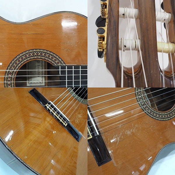 実際に弊社で買取させて頂いた★【難有り】Alhambra/アルハンブラ 8P クラシックギター スペイン製 ハードケース付の画像 6枚目