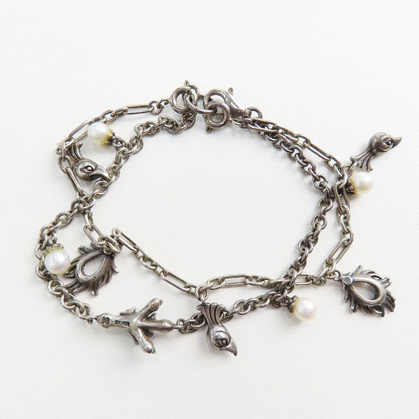 実際に弊社で買取させて頂いた【ギャラ付き】Bloody Mary/ブラッディマリー  EVE ダブルブレスレットの画像 2枚目