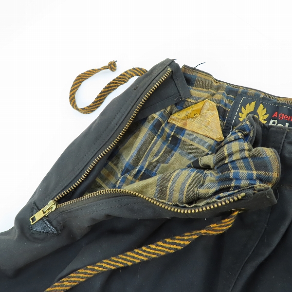 実際に弊社で買取させて頂いた【難あり】Belstaff/ベルスタッフ ヴィンテージ トライアルマスター ロングパンツ 28の画像 2枚目