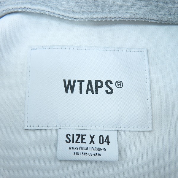 実際に弊社で買取させて頂いたWTAPS/ダブルタップス  フロント ロゴ パーカー 231ATDT-CSM05/4の画像 2枚目