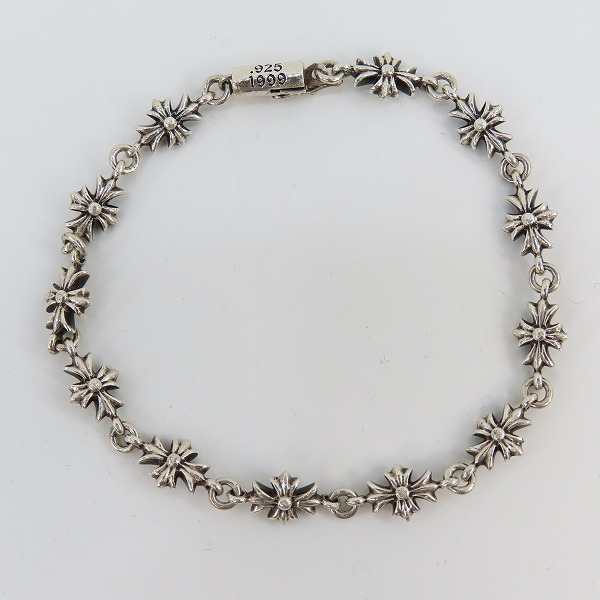 実際に弊社で買取させて頂いたCHROME HEARTS/クロムハーツ タイニーE CHプラス ブレスレット 12リンクの画像 1枚目