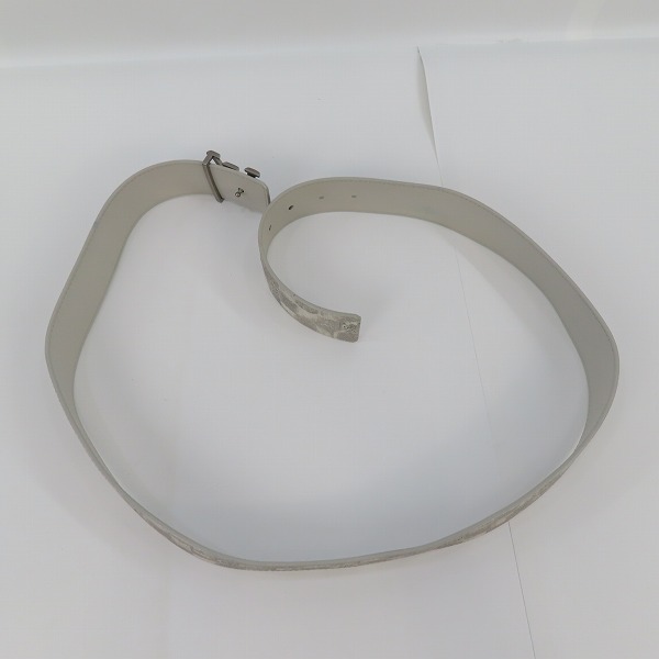 実際に弊社で買取させて頂いたLOUIS VUITTON/ルイヴィトン サンチュール･LVイニシアル PVC×レザー ベルト MP300 100/40の画像 7枚目