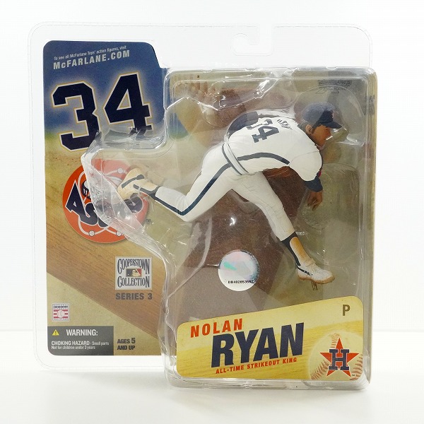 実際に弊社で買取させて頂いた【未開封】McFARLANE TOYS/マクファーレントイズ ヒューストン・アストロズ #34 NOLAN RYAN ノーラン・ライアン フィギュア