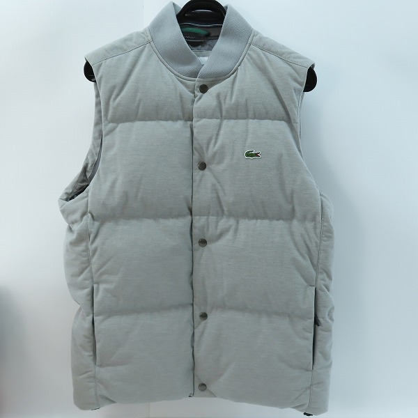 実際に弊社で買取させて頂いたLACOSTE/ラコステ ラコステ コットンピケ 鹿の子 ダウンベスト BH101LJ /XL