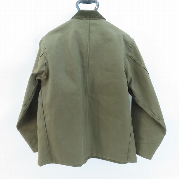 実際に弊社で買取させて頂いたDESCENDANT/ディセンダント 20AW MFG CHORE JACKET OLIVE DRAB コットンチョアジャケット/1の画像 1枚目