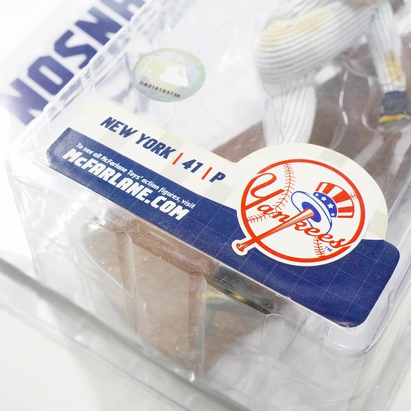 実際に弊社で買取させて頂いた【未開封】McFARLANE TOYS/マクファーレントイズ ニューヨーク・ヤンキース #41 RANDY JOHNSON ランディ・ジョンソンの画像 5枚目