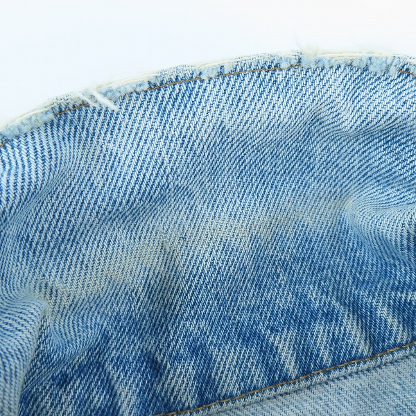 実際に弊社で買取させて頂いたLevi's/リーバイス ボタン裏刻印1/ヴィンテージ デニムジャケット/Gジャン 70505-0213/40の画像 6枚目