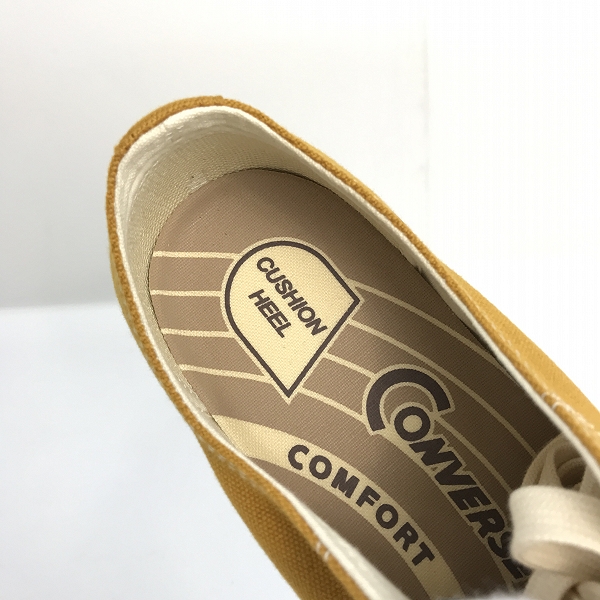 実際に弊社で買取させて頂いたCONVERSE ADDICT/コンバース アディクト CHUCK TAYLOR CANVAS OX/チャックテイラー ビブラムソール スニーカー 1AD249/28の画像 4枚目
