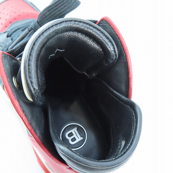 実際に弊社で買取させて頂いたBalmain/バルマン B Ball High Tops Sneaker/ハイカットスニーカー 40の画像 4枚目