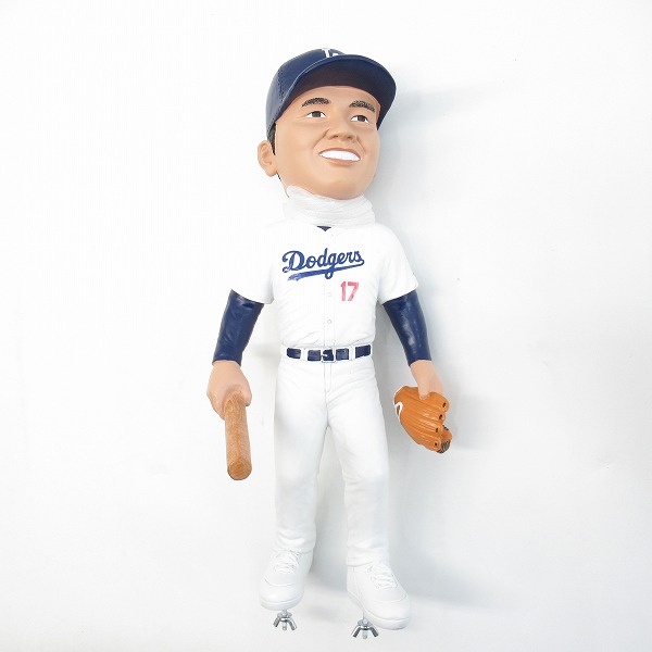 実際に弊社で買取させて頂いたFOCO PLAYER BOBBLE ボブルヘッド ロサンゼルス・ドジャース ＃17 大谷翔平 18インチ 首振り フィギュア 限定77個の画像 1枚目