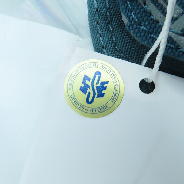 実際に弊社で買取させて頂いた【未使用】CONVERSE/コンバース ジョジョの奇妙な冒険 ストーンオーシャン ハイカットスニーカー 1SD256/27の画像 7枚目