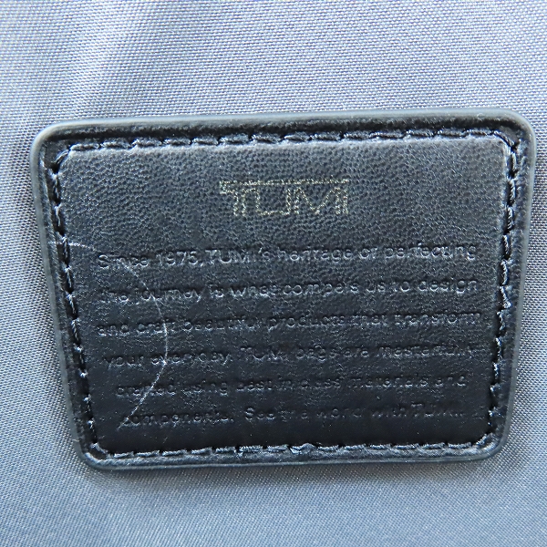実際に弊社で買取させて頂いた【未使用】TUMI/トゥミ  DFOGEN バックパック/リュック  ダークネイビー 066785DCBOの画像 4枚目