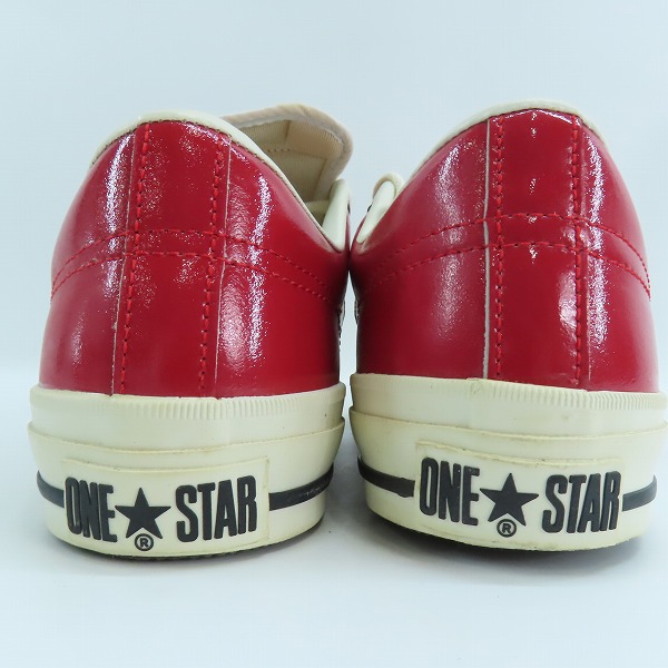 実際に弊社で買取させて頂いたCONVERSE/コンバース ONE STAR ENAMEL-LEATHER OX/ワンスター 1C015/26.5の画像 1枚目
