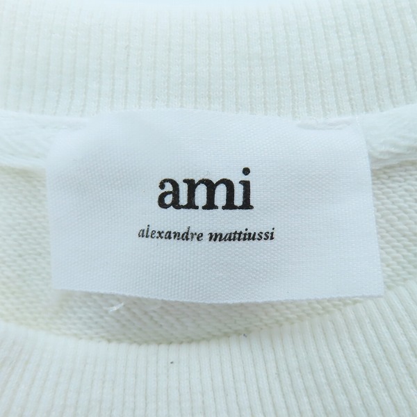 実際に弊社で買取させて頂いたami alexandre mattiussi/アミ アレクサンドルマテュッシ ハート刺繍 トレーナー E21HJ128.726/Mの画像 2枚目