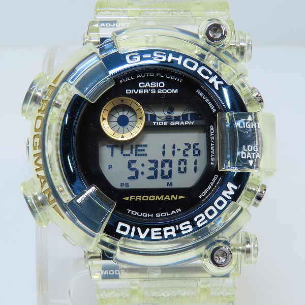 実際に弊社で買取させて頂いたG-SHOCK/Gショック LOVE THE SEA AND THE EARTH 25周年記念 イルクジ フロッグマン GF-8251K-7JRの画像 1枚目