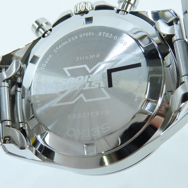 実際に弊社で買取させて頂いたSEIKO/セイコー × ワイルドスピード FAST & FURIOUS  限定2000本 コラボウォッチ 8T63-02S0 の画像 4枚目