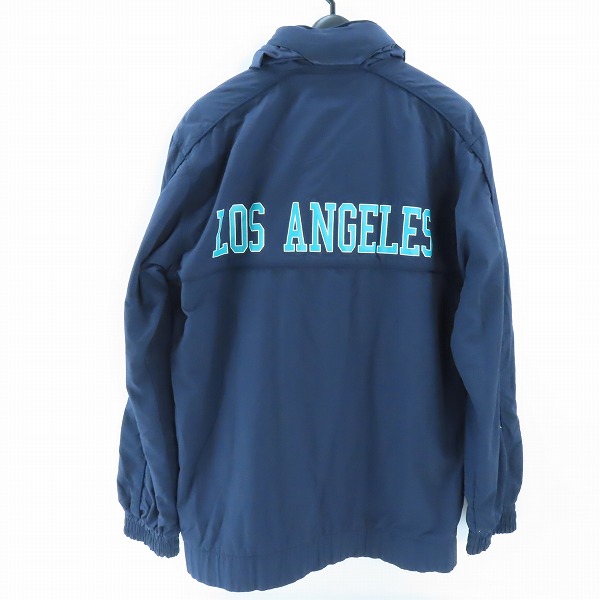 実際に弊社で買取させて頂いたRHC Ron Herman×Champion/ロンハーマン×チャンピオン ナイロンジャケット ネイビー C8-K607Mの画像 1枚目