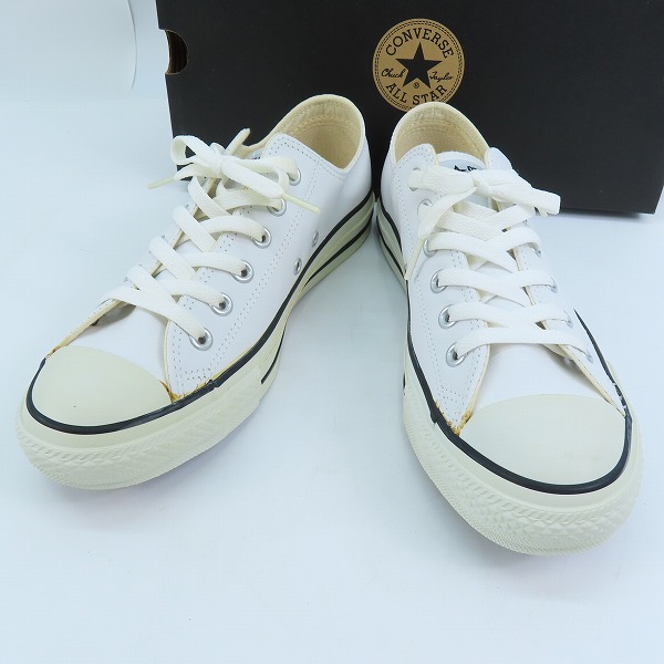 実際に弊社で買取させて頂いた(2)CONVERSE/コンバース LEATHER ALL STAR OX/レザー オールスター ホワイト 11552/26.0